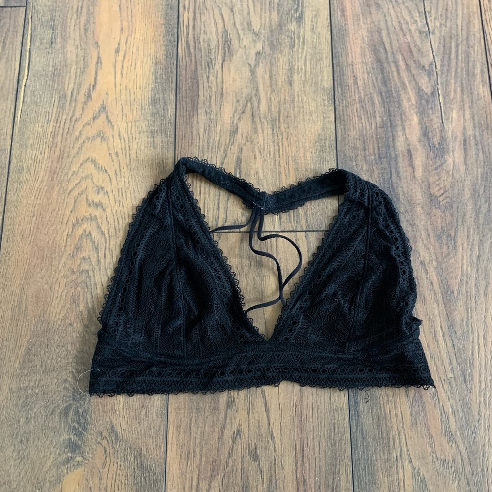 (2/$15) Out From Under Black Bralette